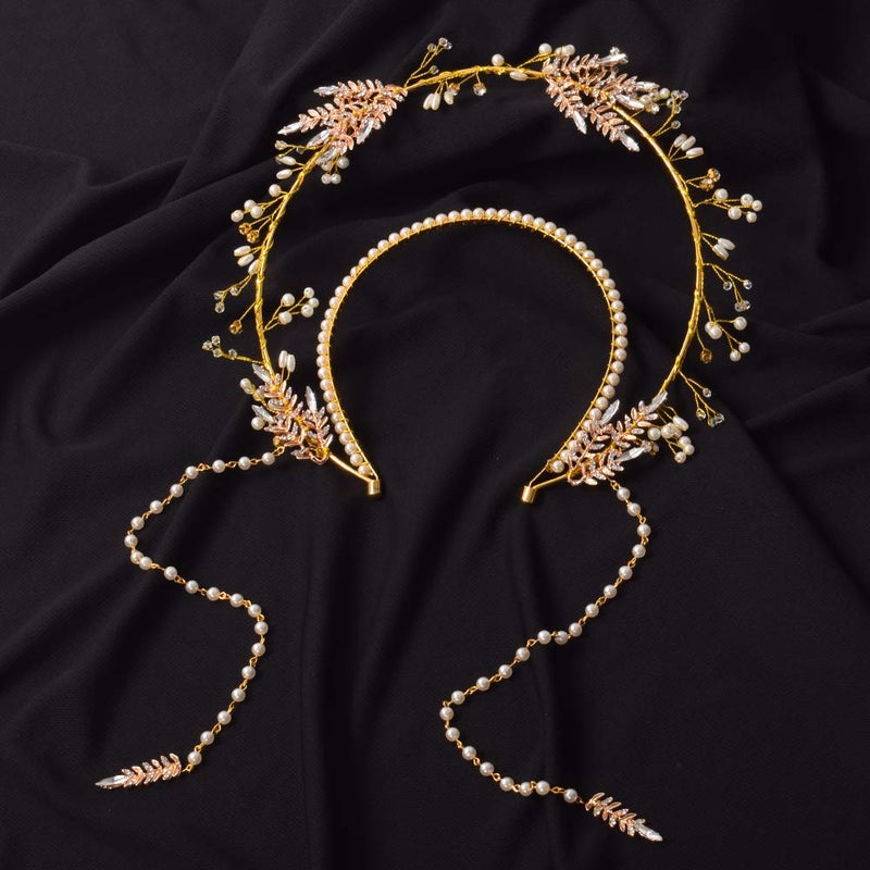 BLESSUME Halo Crown Mary Goddess Headband Women's Halloween Costume Goddess Headpiece (Style 12) - Image 5